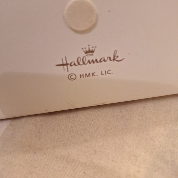 HALLMARK Collectable Holiday Card Holder Tin Metal Bucket Chain Wall Door Decor - Picture 6 of 6